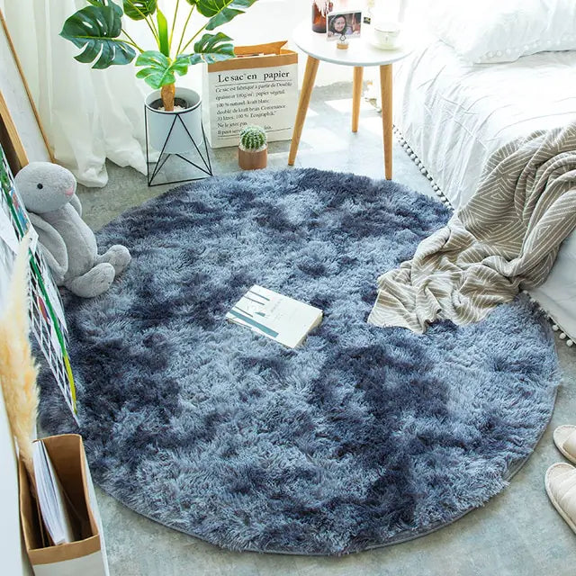 Warm Thick Round Rugs