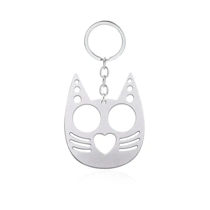 Cute Cat Self Defense Keychain