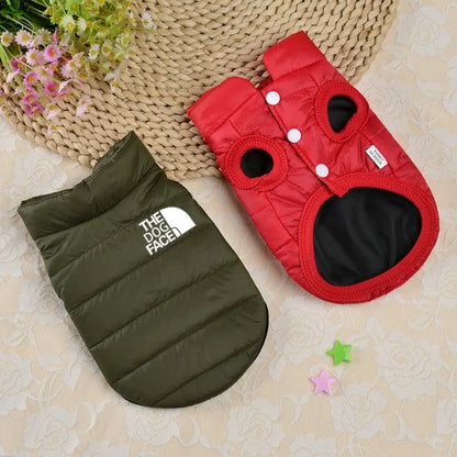 Double Sided Dog Coat Winter Warm