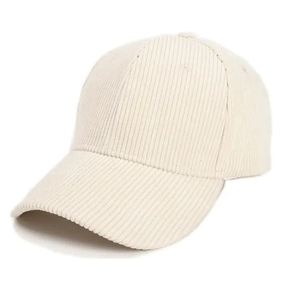 Summer Solid Corduroy Baseball Caps (various colors)