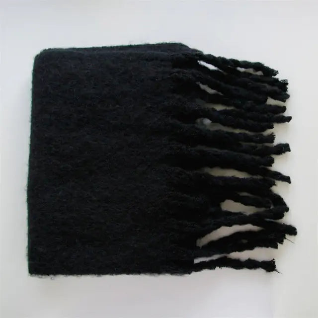 Cashmere Winter Scarf with Tassels (various colors)