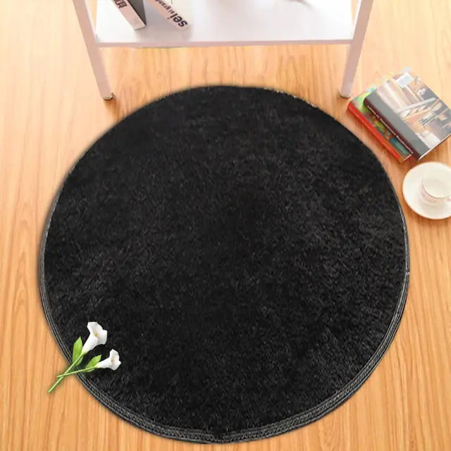 Warm Thick Round Rugs