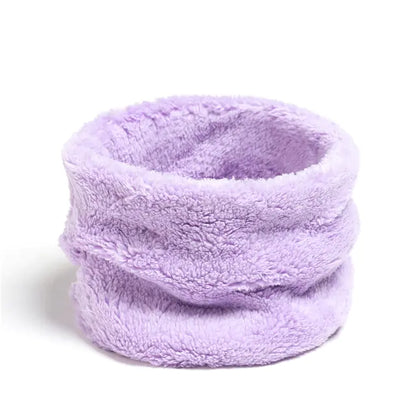 Solid Thick Plush Ring Scarf (various colors)