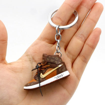 3D Sneaker Shoe Keychains