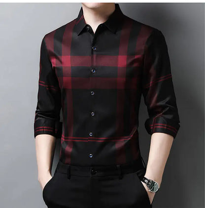 High Quality Men's Long Sleeve Shirt Casual