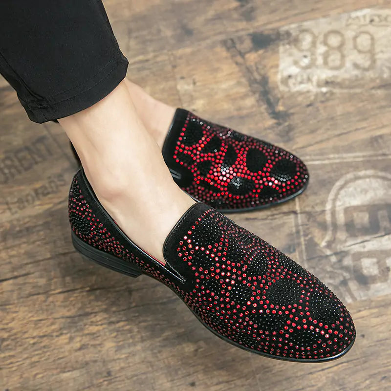 Men's Suede Leather Shoes (various colors)
