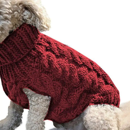 Winter pet Clothes - Twist Dog & Cat Sweaters