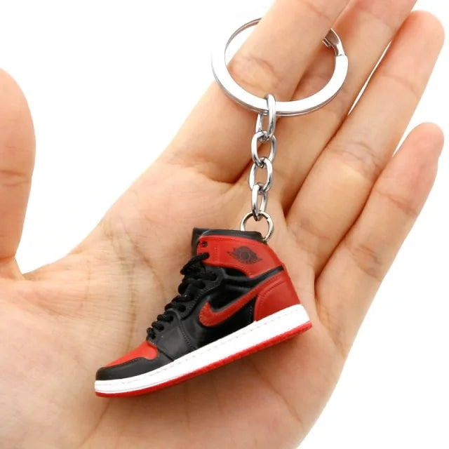 3D Sneaker Shoe Keychains