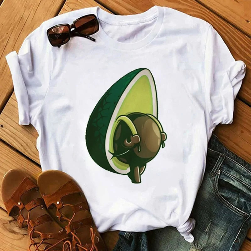 Cartoon Avocado T-Shirt (various prints & styles)