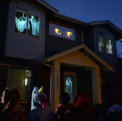 Halloween/Christmas Holographic Projection Window Display