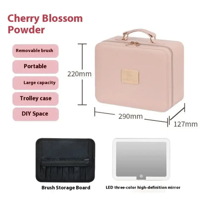 Large Capacity High-end Illuminated Makeup Box