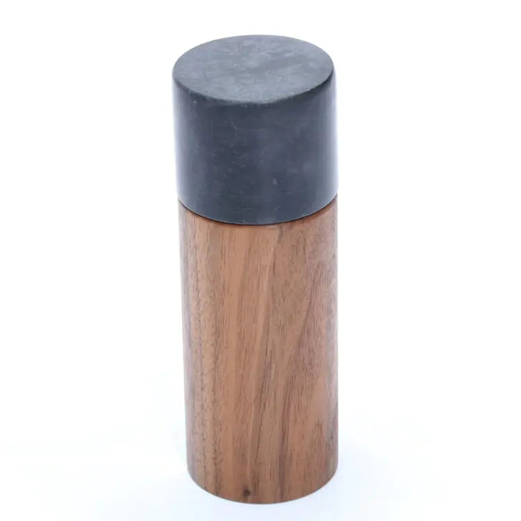 Wooden Marble Pepper Grinder Mill