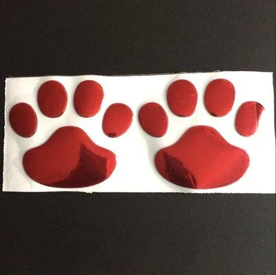 Animal Footprint Stickers (various colors)