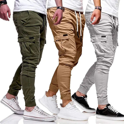 Men's Autumn Thin Cotton Casual Pants (various colors)