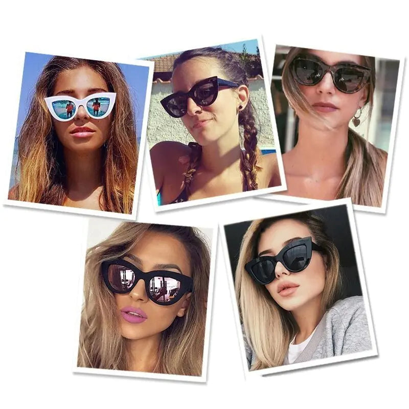 Cat Eye Fashion Sunglasses (various colors)