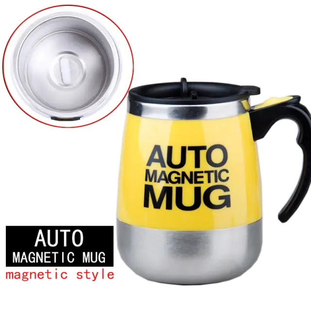 Self Stirring Magnetic Mug (various styles)