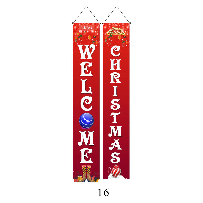 Christmas Door Banner Decoration