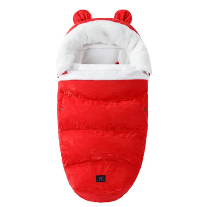 Baby Sleeping Bag with Fur Collar (various colors)