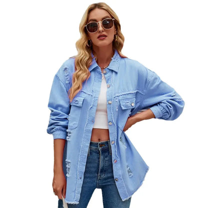 Washed Denim Jacket (various colors)