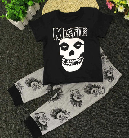 Baby Boy Clothes Black Skull