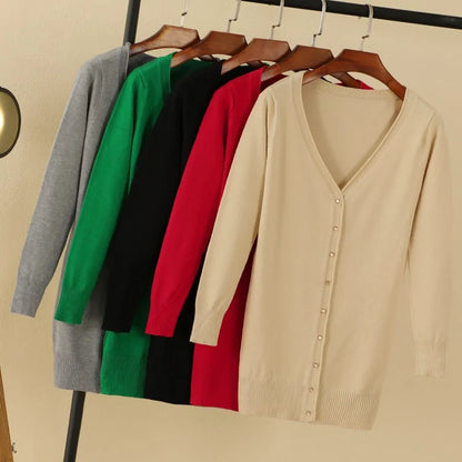 V-neck Woman Cardigan (various colors)