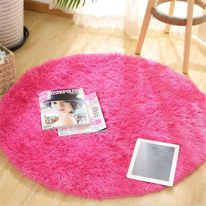 Warm Thick Round Rugs