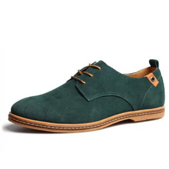 Suede Oxfords Men Leather Shoes (various colors)