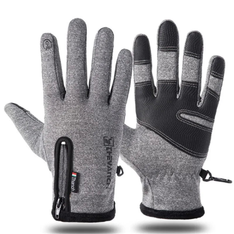 Warm Waterproof Touch Screen Gloves (black or grey)