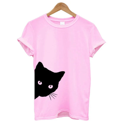 Cat Looking From Side - Women's T-shirt (various colors)