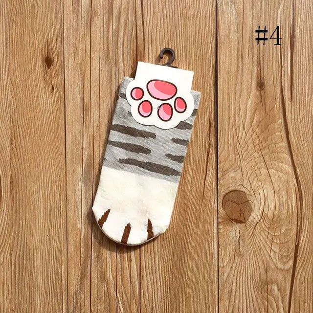 Children's Cartoon Cute Cats Paw Socks