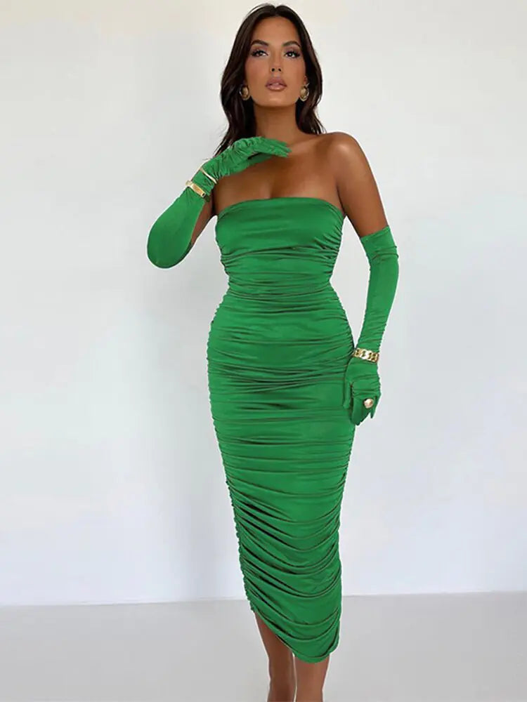 Strapless Backless Tight Dress (various colors)