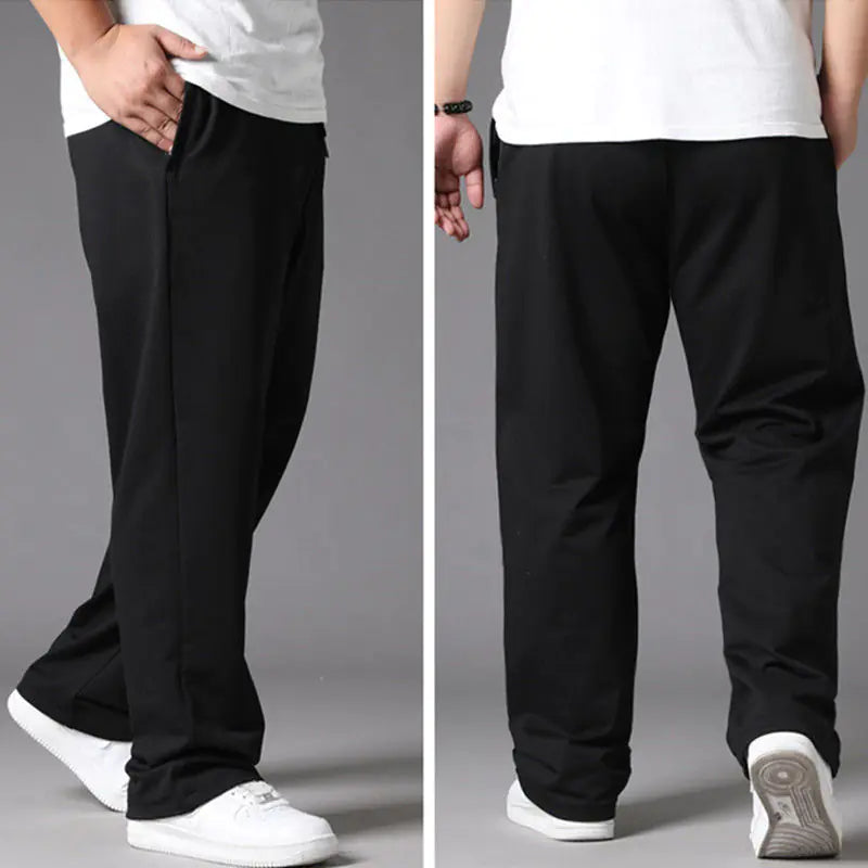 Oversized Black Casual Sweatpants Korean