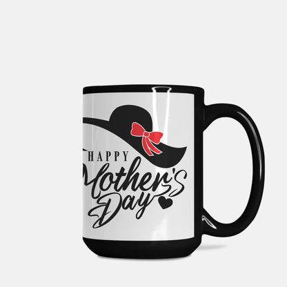 Mug - Mother's Day, Blk Hat, 15oz, Black