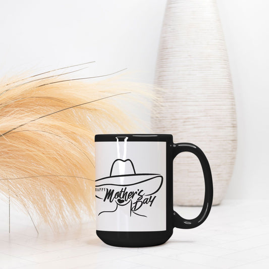 Mug - Mother's Day, White Hat, 15oz, Blk