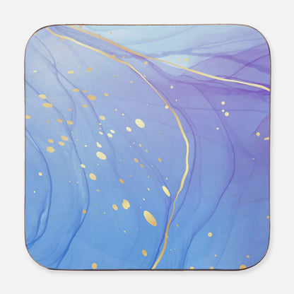 Coaster Watercolor Hardboard Back (Square) 4PK