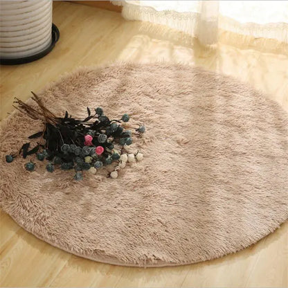 Warm Thick Round Rugs