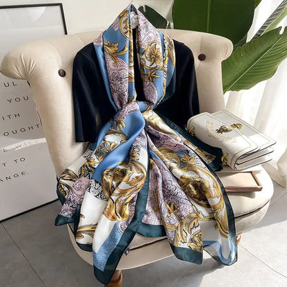 Luxury Silk Scarf (various colors)