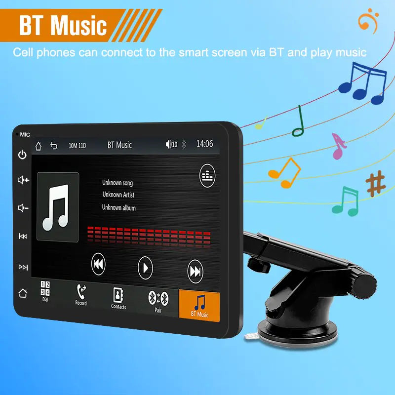 7 Inch Touch Screen Car Multimedia Player