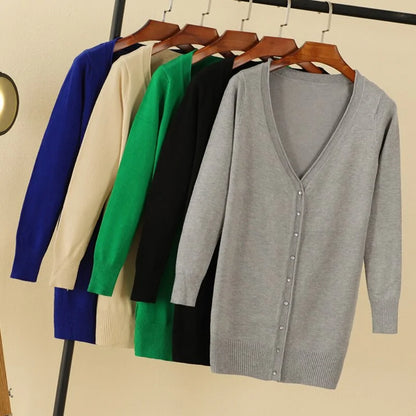 V-neck Woman Cardigan (various colors)