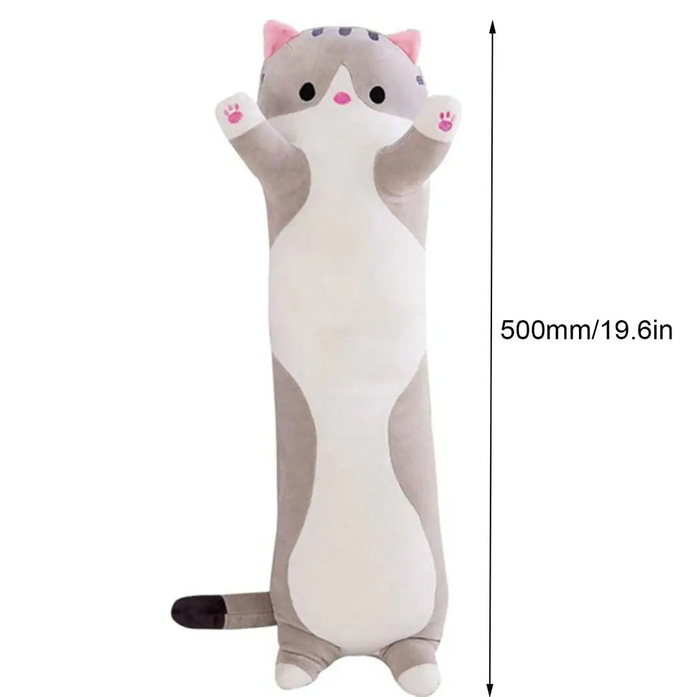 Cuddly Cat Side-Sleeper Body Pillow