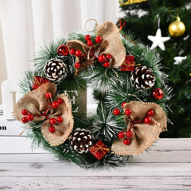 Christmas Wreath Door Garlands Ornaments