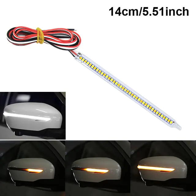 Car Rearview Mirror & Turning Signal Indicator Lamp