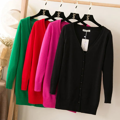 V-neck Woman Cardigan (various colors)