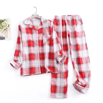 Cotton Flannel Women's Pajamas Sets (various colors)