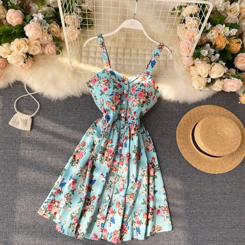 Summer Dress with Bare Shoulders (various styles & colors)