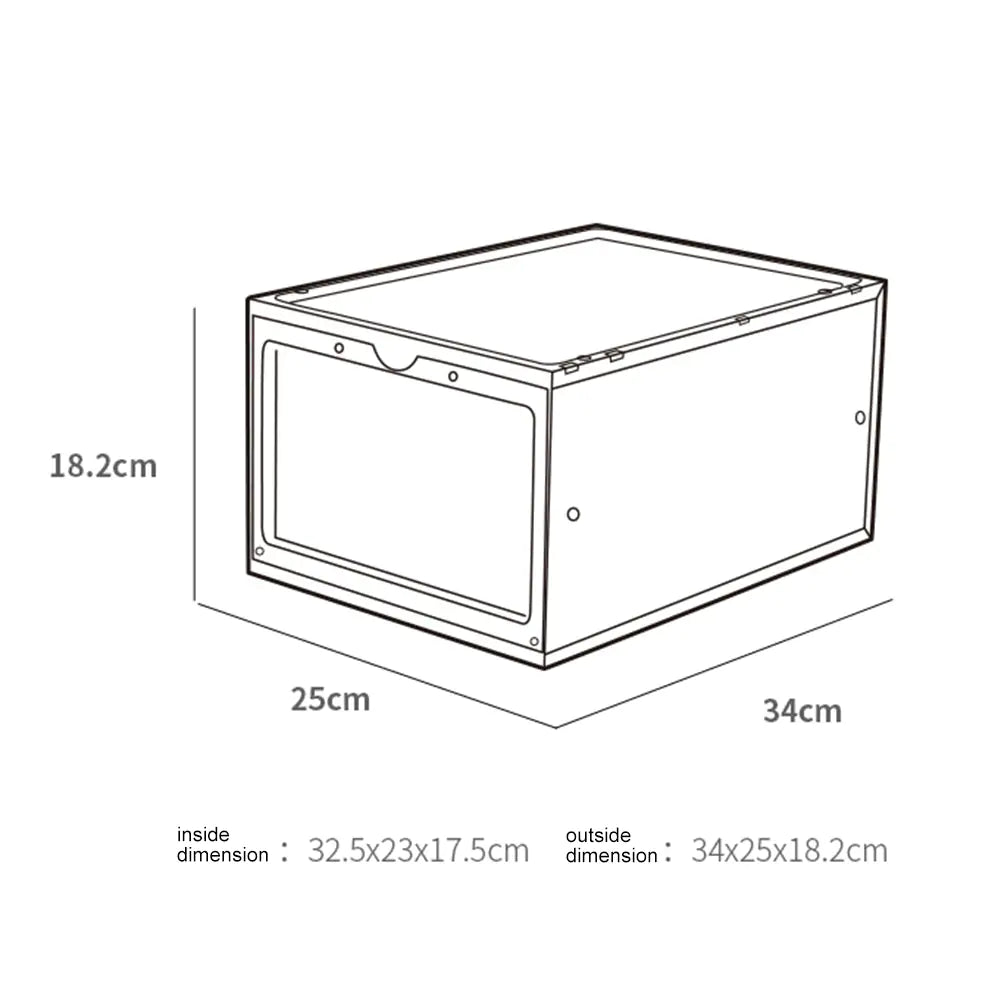 Dustproof Shoes Box (various colors)