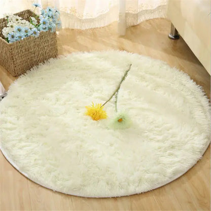 Warm Thick Round Rugs