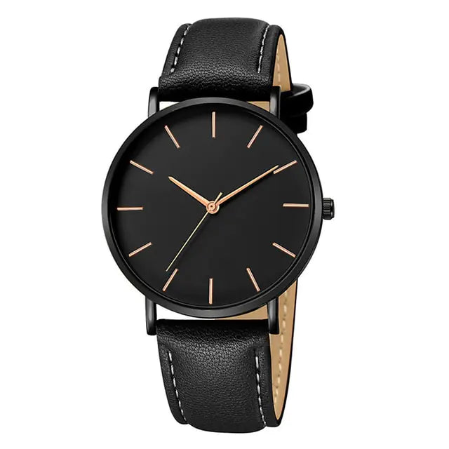 Simple Leather Luxury Watches (various colors)