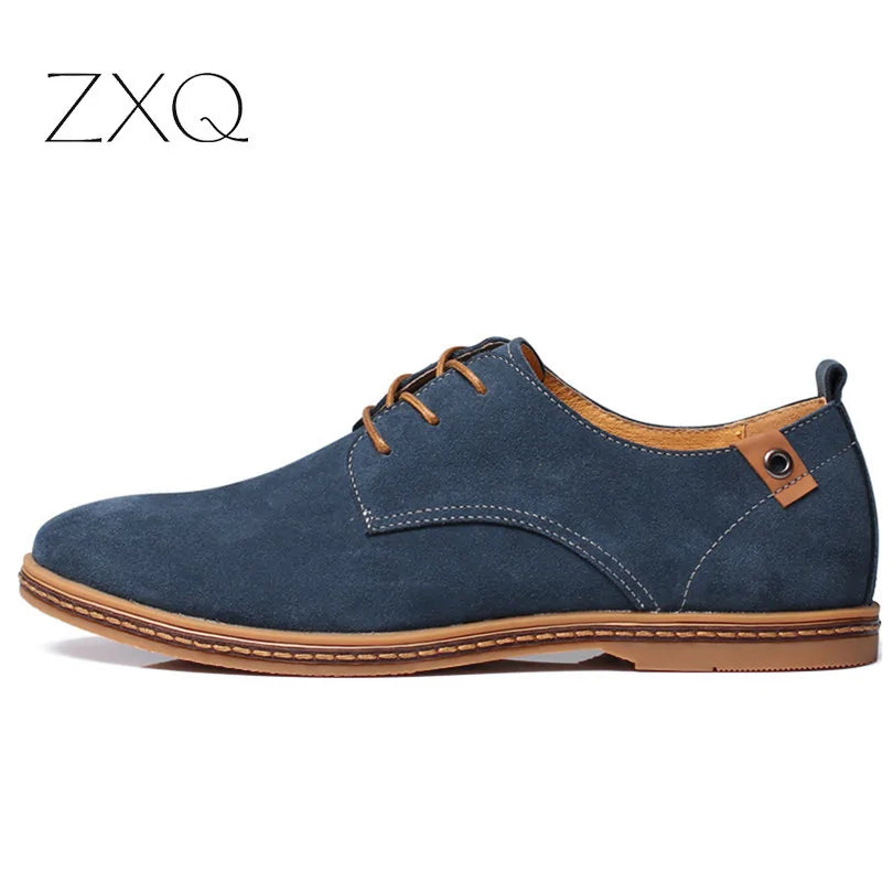 Suede Oxfords Men Leather Shoes (various colors)