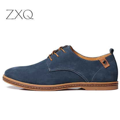 Suede Oxfords Men Leather Shoes (various colors)